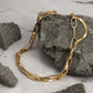 Jewelry Niche Hollow Metal Chain Hip Hop Necklace Geometric Simple Personality Snake Bone Chain Necklace