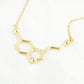 Personality Fashion Jewelry Simple Creative Chemical Molecule Dopamine Pendant Necklace Exquisite Clavicle Chain