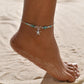 Jewelry Turquoise Yoga Bracelet Beach Pendant Starfish Pearl Vintage Anklet
