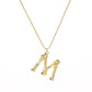 ins letter clavicle chain fashion trend 26 English letter necklace retro personality temperament net red necklace