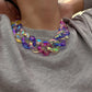 Jewelry Fashion Cool Clavicle Chain Necklace Female Punk Exaggerated Colorful Acrylic Chain Necklace