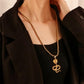 Jewelry personalized men's twist chain exaggerated metal cobra pendant hip-hop long necklace