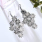 Multi-layer Snow Ice Flower Earrings For Women Vintage Earrings