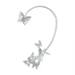 E1697 Jewelry French Elegant Butterfly Rhinestone Earrings Net Red Fairy Geometric Earrings