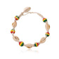 Accessories hand-woven rope colorful beads shell pendant popular beach anklet for women