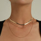 Jewelry Snake Bone Beads Multilayer Necklace Female Simple Fashion Personality Alloy Necklace