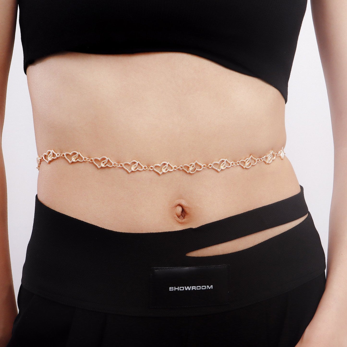 Belly dance jewelry retro single-layer concentric knot waist chain female accessories body chain waistchain