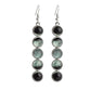 Fashion creative total lunar eclipse luminous earrings personalized retro tassel earrings jewelry
