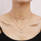 Jewelry Ladies Sweet Love Imitation Pearl Clavicle Chain Versatile Fashion Simple Personality Necklace
