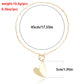 Explosive style metal texture punk ins simple necklace exaggerated love pendant necklace female accessories