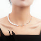 Jewelry Creative Stitching Beaded Necklace Mini Little Dolphin Necklace Fairy Beach Choker