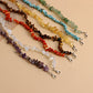 Explosive bohemia natural crystal gravel metal waist chain female decoration waistchain