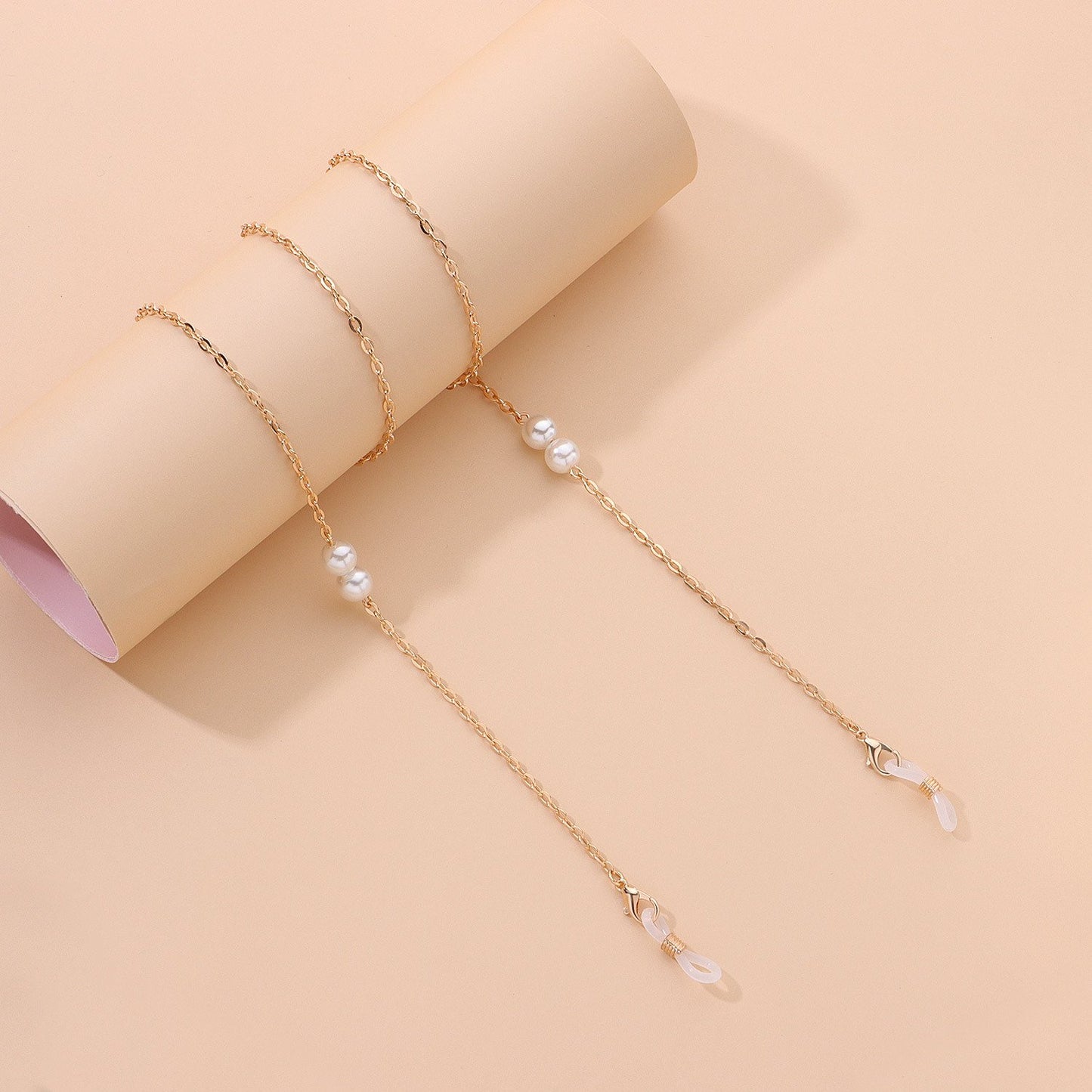 Jewelry Fashion Pearl Chain Glasses Chain Temperament Simple Popular Metal Glasses Accessories