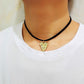 Jewelry Personality Geometric Flashing Diamond Smiley Small Gift Jewelry Simple Temperament Necklace Accessories Female