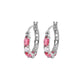 Earrings Fashion Simple Gemstone Earrings Personality Sweet Zircon Earrings Jewelry