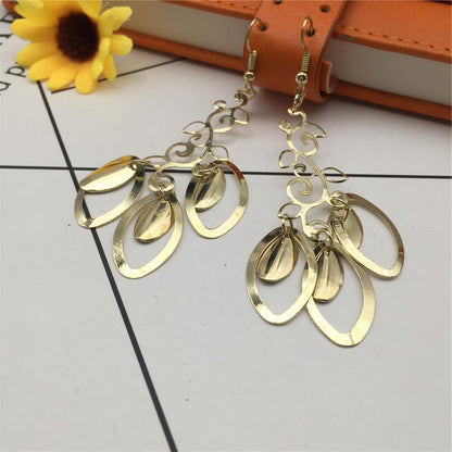 Swallowtail Wreath Multi-layer Ladies Earrings Versatile Earrings Floor Stall Jewelry