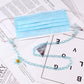 Children's anti-lost mask lanyard chain cartoon smiling face flower glasses chain mask lanyard dual-use