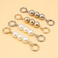 Pearl Extender Chain Messenger Bag Shoulder Strap Bead Chain Hand Strap Extended Bag Strap Modified Bag Chain Accessories Bag Chain
