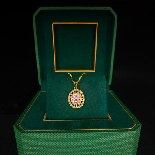 Explosive jewelry set niche light luxury earrings necklace women's fashion high-end pendant jewelry