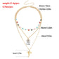 Jewelry Fashion Street Shooting Devil's Eye Elephant Trunk Pendant Necklace Female Punk Multi-layered Wearing Accessories