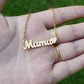 Mama letter titanium steel necklace female "I love mom" Mother's Day gift necklace