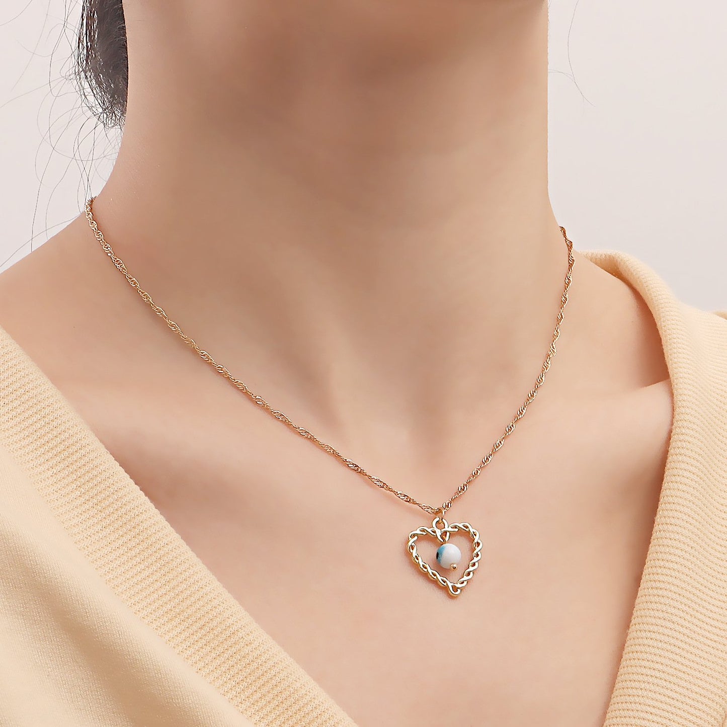 Jewelry Versatile Devil's Eye Personality Clavicle Necklace Simple Blue Eyes Love Necklace Female