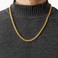 Fashion Hip Hop Necklace Trend Men Flower Basket Chain Single Chain Iron Chain Jewelry