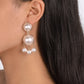 152 personality exaggerated earrings French elegant pearl niche retro earrings baroque geometric earrings