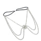 Sexy Rhinestone Tassel Thigh Chain Female Irregular Multi-Layered Full Diamond Body Chain Hot Girl Sexy Thigh Chain
