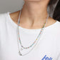Mask lanyard necklace creative pearl chain colorful beads special-shaped pearl pendant glasses chain adjustable