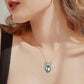 Jewelry Vintage Imitation Moonstone Moon Pendant Necklace Women Water Drop Bohemian Jewelry