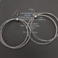 Fashion large metal ring buckle multi-layer hoop earrings night trend earrings exaggerated earrings