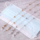 Glasses Chain Pearl Alloy Peach Heart Hanging Chain Female Simple Mask Chain