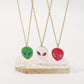 N9349 Personalized Oil Drop Necklace Colorful Water Drop Alien Necklace Creative Retro Creative Pendant