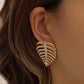 Simple Fashion Banana Leaf Earrings Personality Creative Plant Earrings Ear Jewelry Jewelry