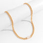 Jewelry Retro Simple Metal Drip Oil Pendant Necklace Hip Hop Geometric Chain Single Layer Necklace Female