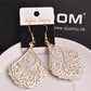 Direct Supply Fashion Exaggerated Palace Hollow Frosted Earrings Ladies Retro Flower Earrings Earrings