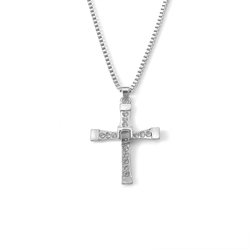 Clavicle Chain Star Same Fast and Furious 8 Cross Necklace Jewelry