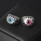 Devil's Eye Alloy Ring Men's Eyes Halloween Ring Ornaments