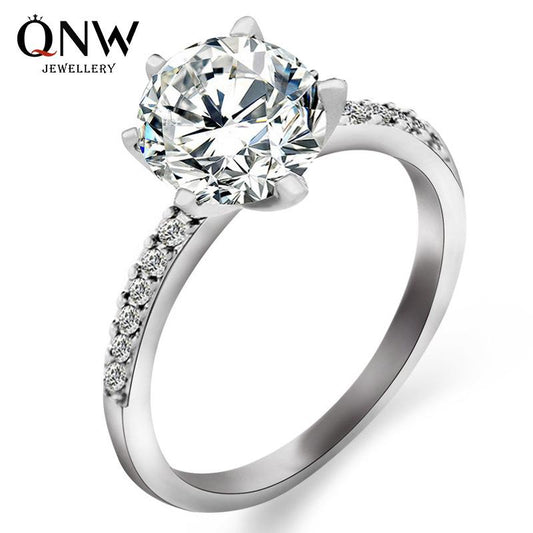 Jewelry Fashion Zircon Vintage Ring Creative Zircon Classic Ladies Wedding Ring Ring