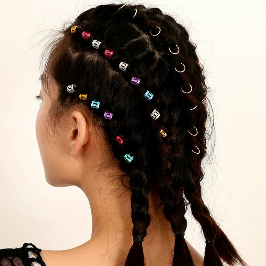 Jewelry Personality Versatile Fashion Street Shoot Symphony DIY African Pigtail Ditch Hair Clip Headdress