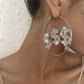 E152 Temperament and fashion earrings full of diamonds and dollar symbols trendy earrings design exaggerated new earrings