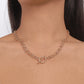 N1712 punk niche single-layer collarbone necklace creative splicing chain personality cold necklace