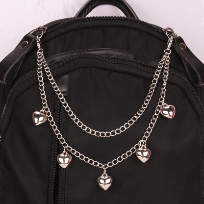 Simple Fashion Love Niche Luggage Pendant Jewelry Trend Butterfly Shoulder Bag Accessories Bag Chain