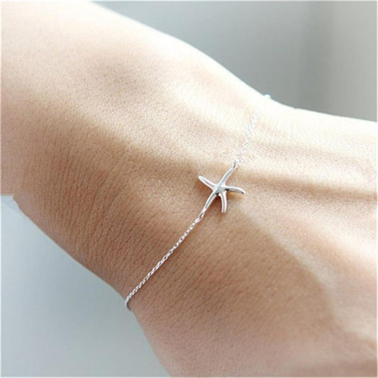 Small Fresh Sea Star Women's Bracelet Simple Sea Star Bracelet