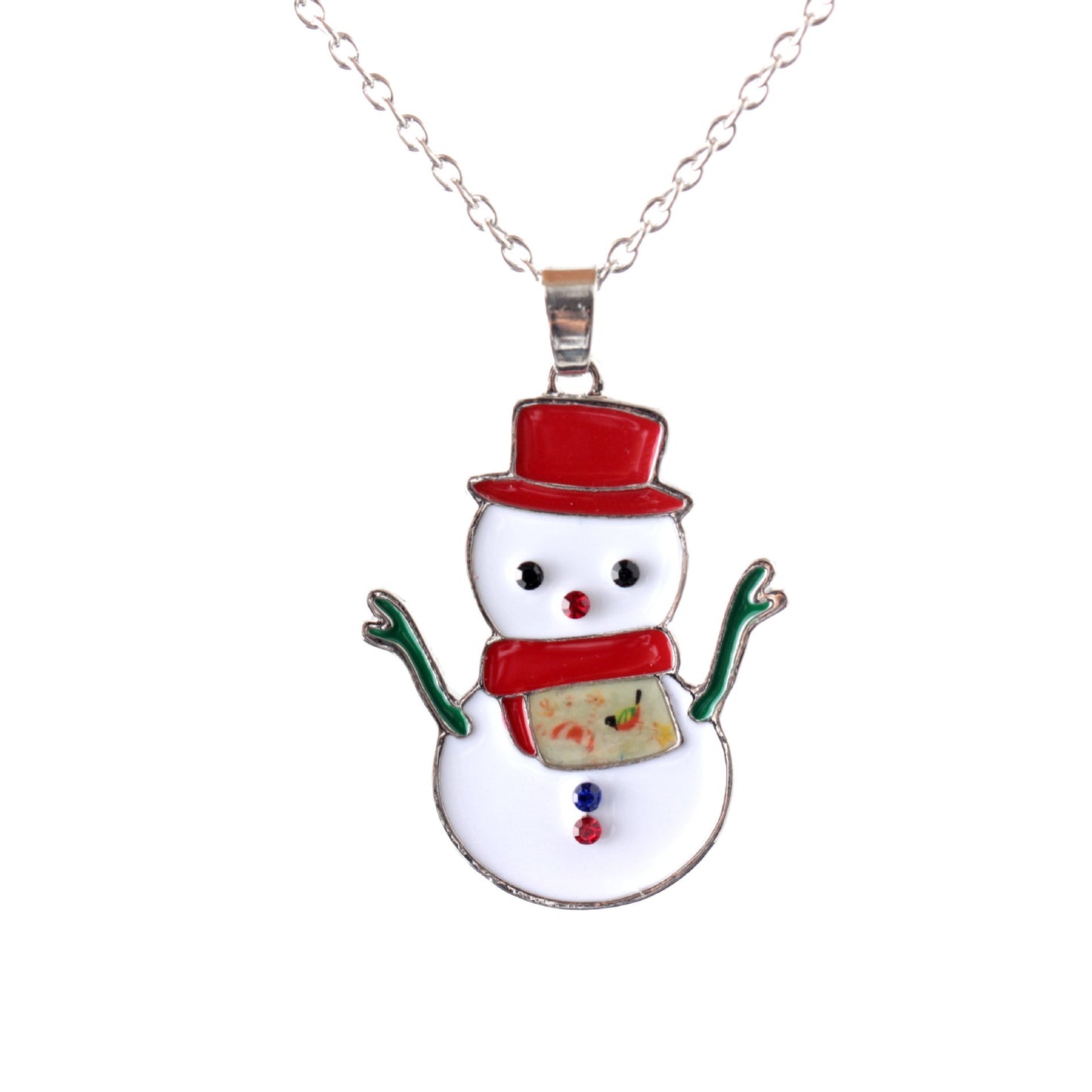 Jewelry Fashion Creative Snowman Christmas Tree Necklace Socks Fawn Pendant Christmas Necklace