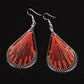Exaggerated Ethnic Earrings Geometric Drop Shaped Earrings Hand Woven Silk Thread Earrings