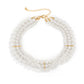Jewelry Fashion Versatile Multilayer Clavicle Necklace Feminine Indifferent Pearl Beaded Necklace Female