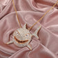 Hip-hop Diamond Pendant Necklace Retro Punk Exaggerated Large Shark Clavicle Chain Couple Accessories