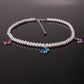 Jewelry personality ins imitation pearl geometric necklace creative retro color butterfly suit necklace